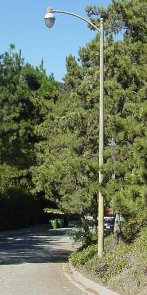 City photo of a CD 951 street light